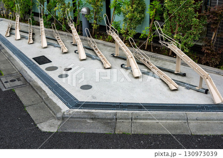 土地を有効活用した自転車置き場 130973039