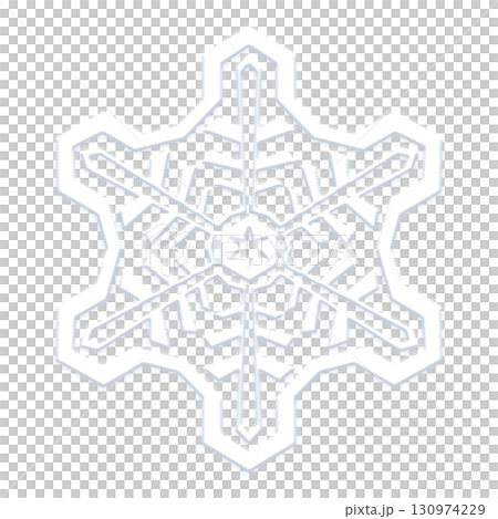White snowflake icon (transparent background) White snowflake icon (transparent background) 130974229