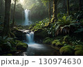美しい滝と湖の絶景｜癒しの自然風景と幻想的な絶景映像 130974630
