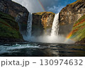 美しい滝と湖の絶景｜癒しの自然風景と幻想的な絶景映像 130974632