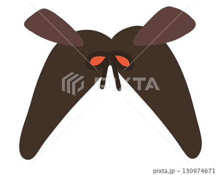 ハロウィンの仮装ドラキュラマントのイラスト ハロウィンの仮装ドラキュラマントのイラスト 130974671