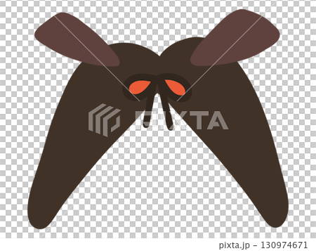 ハロウィンの仮装ドラキュラマントのイラスト ハロウィンの仮装ドラキュラマントのイラスト 130974671