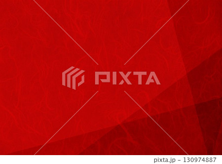 赤色の和紙 赤色の和紙 130974887