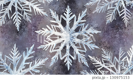 抽象的な雪の結晶のモダンデザイン 抽象的な雪の結晶のモダンデザイン 130975153