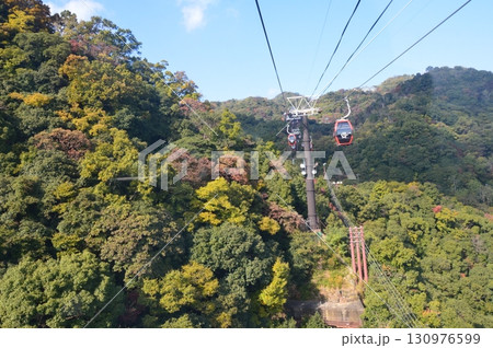 ロープウェイ･ゴンドラ（神戸布引ハーブ園／兵庫県神戸市中央区） 130976599