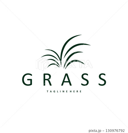 grass logo design simple minimalist concept with line design in the shape of grass symbol illustration symbol template icon vector grass logo design simple minimalist concept with line design in the shape of grass symbol illustration symbol template icon vector 130976792