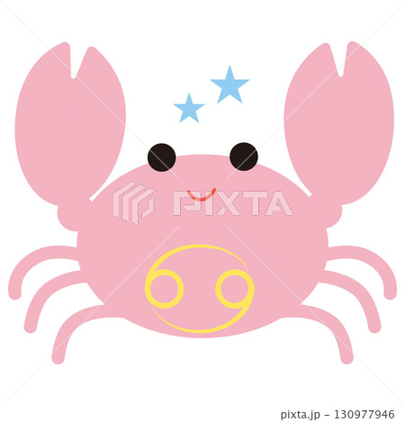 蟹座のイラスト 130977946