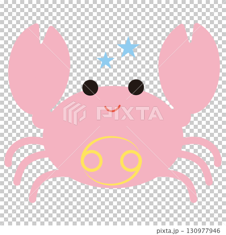 蟹座のイラスト 130977946