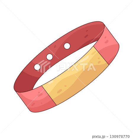 illustration of wristband illustration of wristband 130978770