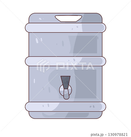 illustration of beer keg illustration of beer keg 130978821