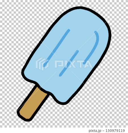 手繪冰棒棍，蘇打味 130979119