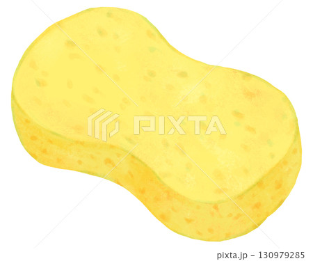 ひょうたん型のスポンジのイラスト ひょうたん型のスポンジのイラスト 130979285