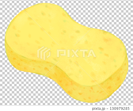 ひょうたん型のスポンジのイラスト ひょうたん型のスポンジのイラスト 130979285