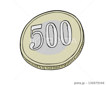 硬貨 500円 硬貨 500円 130979348