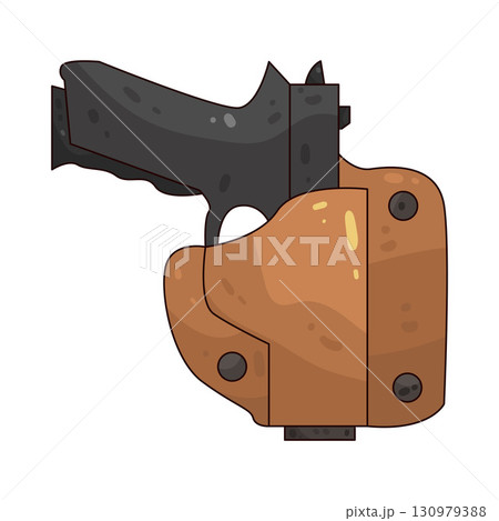 illustration of holster illustration of holster 130979388