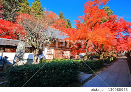 【滋賀県】晴天の永源寺の紅葉 130980938