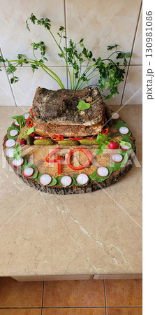 A Creative and Unique Birthday Cake Perfectly Designed for an Amazing 40th Celebration A Creative and Unique Birthday Cake Perfectly Designed for an Amazing 40th Celebration 130981086