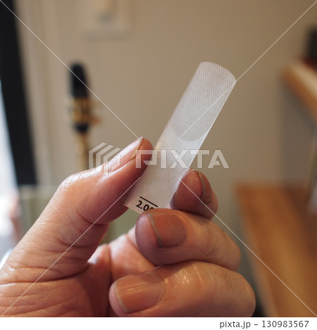 ソプラノサックス用の樹脂リード 130983567