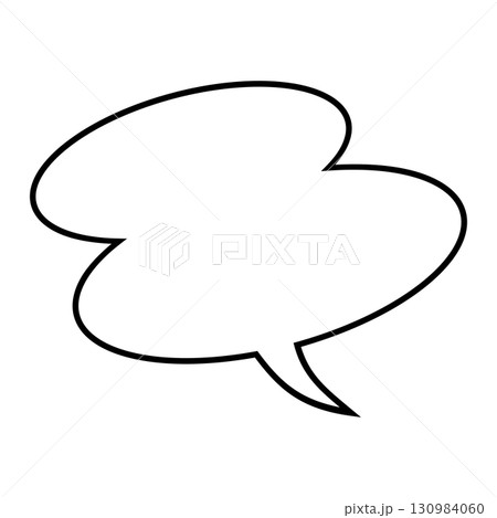 line speech bubble 130984060