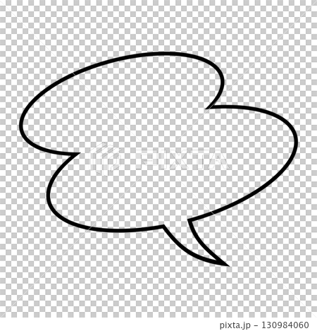 line speech bubble 130984060