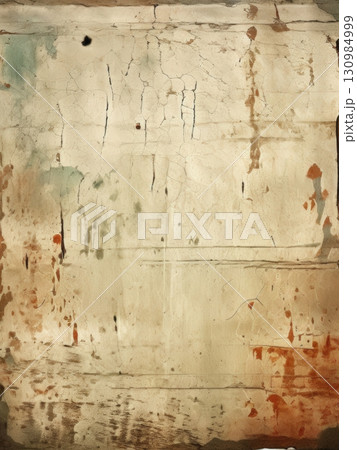 an AI Image Generator, Vintage Grunge Texture of Cracked and Weathered Wall Surface 130984999