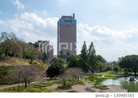 群馬県庁と前橋公園 群馬県庁と前橋公園 130985565