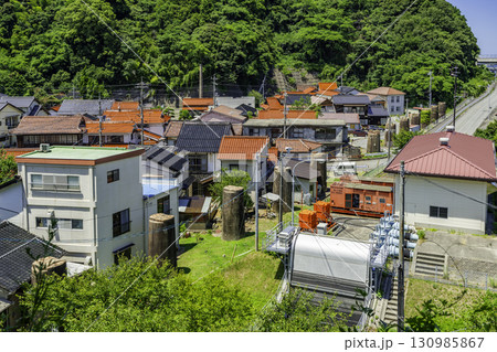 江津本町 三江線線路橋脚 島根県江津市 江津本町 三江線線路橋脚 島根県江津市 130985867