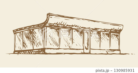Shop. Vector drawing 130985931