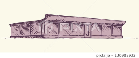 Shop. Vector drawing 130985932