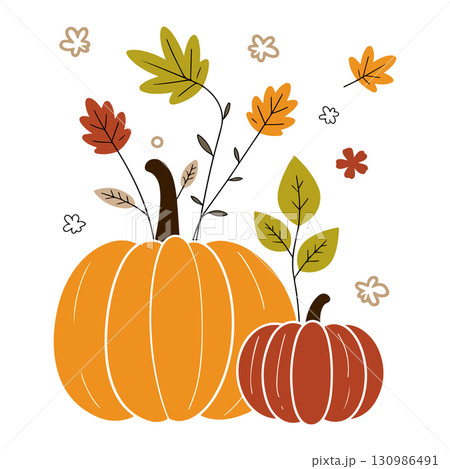 Autumn Harvest Still Life 130986491
