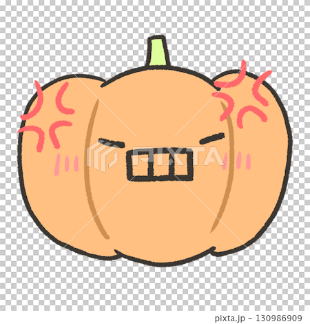怒るジャックオランタン 130986909