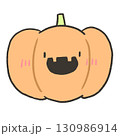 笑顔のジャックオランタン 130986914