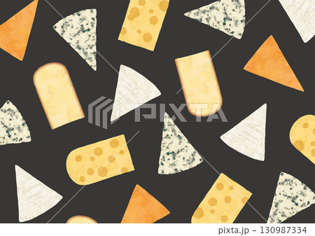 チーズ色々模様 130987334