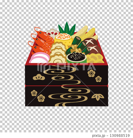壽司菜餚的插圖 130988519