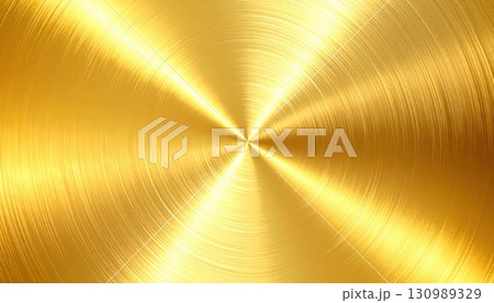 《AI画像》金色の金属板の背景素材 130989329