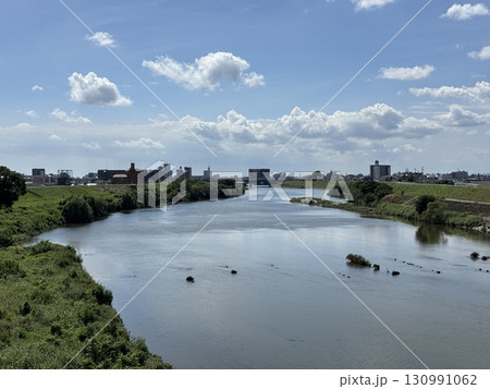 岐阜県および愛知県を流れる一級水系の本流「庄内川」 130991062