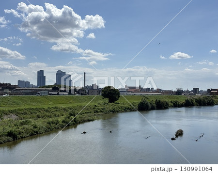 岐阜県および愛知県を流れる一級水系の本流「庄内川」 130991064