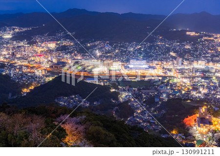 《長崎県》稲佐山の夜景・日本三大夜景 《長崎県》稲佐山の夜景・日本三大夜景 130991211