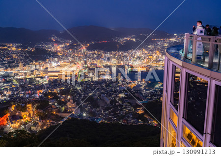 《長崎県》稲佐山の夜景・日本三大夜景 《長崎県》稲佐山の夜景・日本三大夜景 130991213