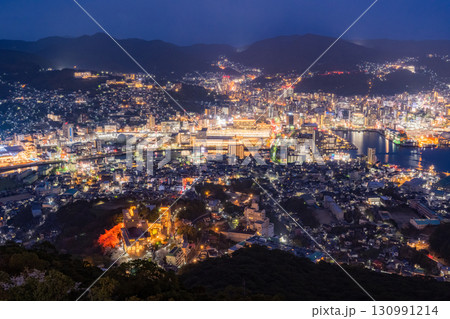 《長崎県》稲佐山の夜景・日本三大夜景 130991214