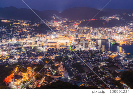 《長崎県》稲佐山の夜景・日本三大夜景 130991224