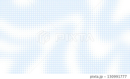 Soft blue halftone background with wave Soft blue halftone background with wave 130991777