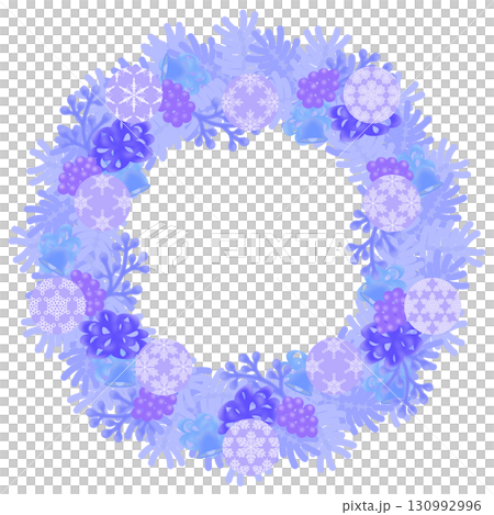 Christmas wreath illustration Christmas wreath illustration 130992996