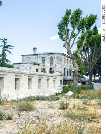 Historical Stone Building and Wall Filmed in Istanbul Historical Stone Building and Wall Filmed in Istanbul 130993209
