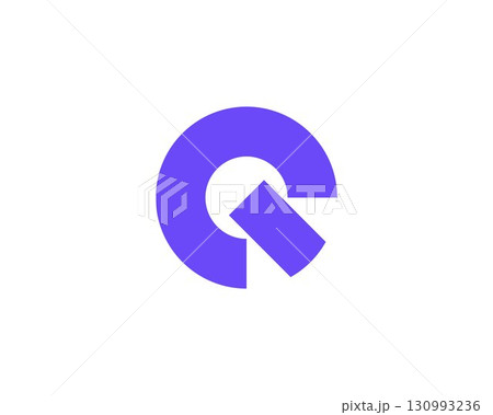 A letter G from abstract shapes. Application icon logotype design template. Vector icon logo design. A letter G from abstract shapes. Application icon logotype design template. Vector icon logo design. 130993236