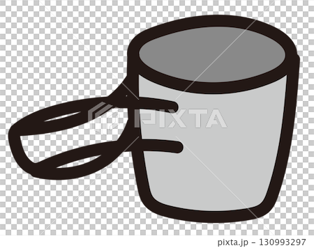 手繪露營杯插圖 130993297