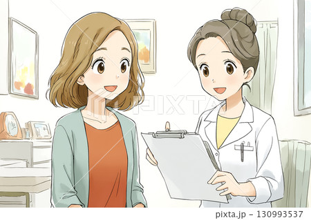 美優シリーズ：美優が献血に協力しているシーン　献血ルーム 130993537