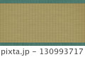 1980×1080pxサイズの日焼けした畳の上下フチ付きイラスト 130993717