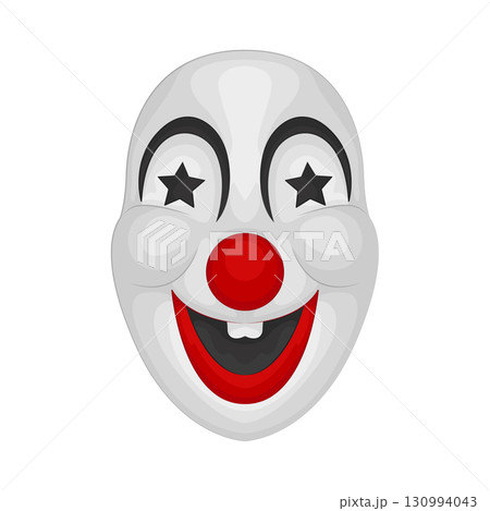 Illustration of circus mask 130994043