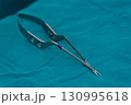 Microsurgical Scissors on Sterile Draping 130995618